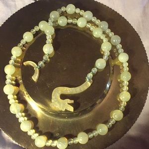 Early 1900s jade necklace